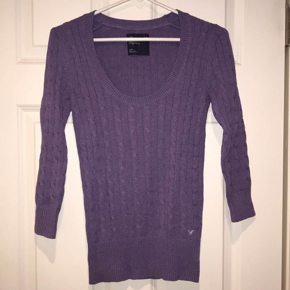 American Eagle Purple Sweater!